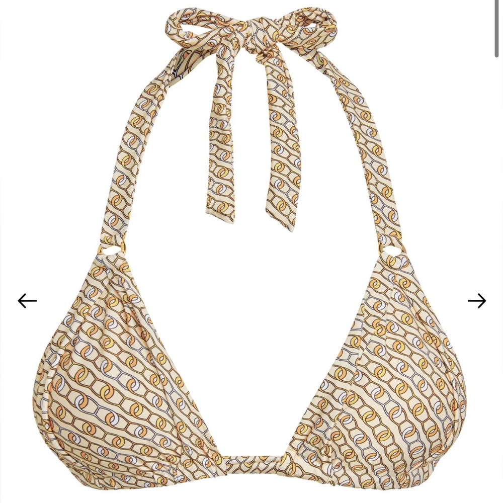 Monday Swimwear Morocco Top in Sun Geo Lynx